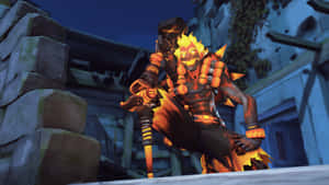 Explosive Fun With Junkrat - Overwatch Hero Wallpaper