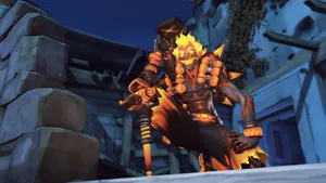 Explosive Fun With Junkrat - Overwatch Hero Wallpaper