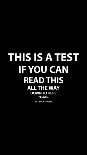 Eye Test Cool Lock Screen Wallpaper