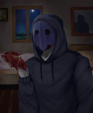 Eyeless Jack Bedroom Wallpaper