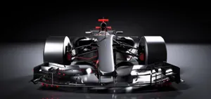 F1 4k Metallic Wallpaper