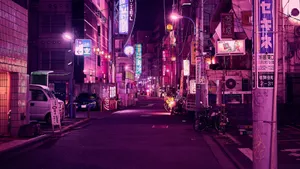 Fabulous View Of Night City Wallpaper
