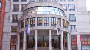 Facade Of Nyu Business School Wallpaper