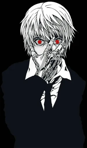 Face Hold Kurapika Pfp Wallpaper