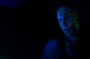 Face, Sequins, Makeup, Ultraviolet, Glow, Shine, Shiny Wallpaper