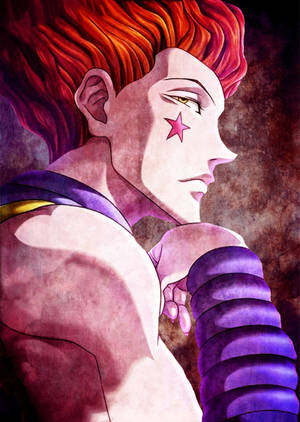 Faded Hisoka Morow Fanart Phone Wallpaper