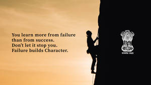 Failure Builds Character Upsc Wallpaper