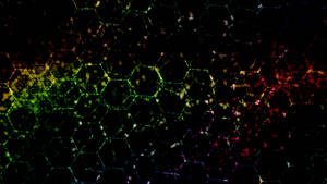 Faint Hexagon Pattern Wallpaper