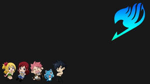 Fairy Tail Characters Minimalist Art Wallpaper