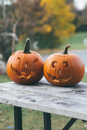 Fall Halloween Iphone Pumpkin Carving Wallpaper