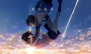 Falling Kimi No Na Wa Couple Wallpaper