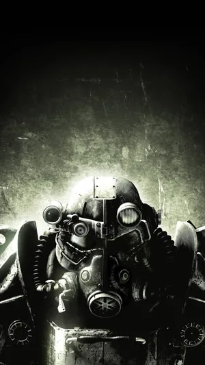 Fallout Armor Mobile Cover Wallpaper