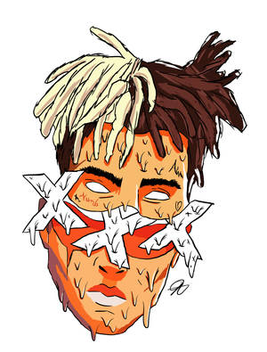 Fan Art Of Rapper Xxxtentacion Wallpaper
