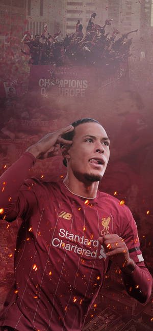 Fan Made Art Of Virgil Van Dijk Wallpaper