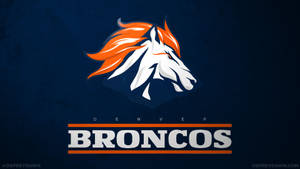 Fan Made Denver Broncos Logo Wallpaper