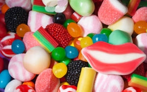 Fancy Assorted Candies Wallpaper