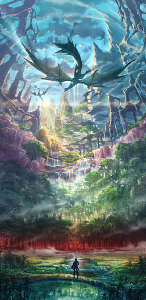 Fantasy Phone Forest Wallpaper