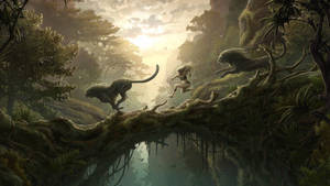 Fantasy World Forest Wallpaper