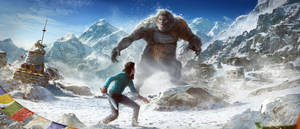 Far Cry 4 Yeti Fight Wallpaper