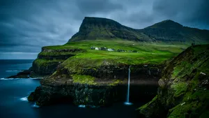 Faroe Islands Mountains Scenery Wallpaper