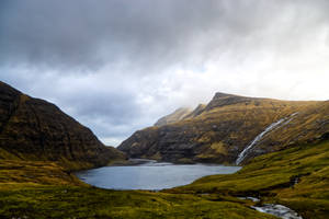 Faroe Islands Sea Inlet Wallpaper