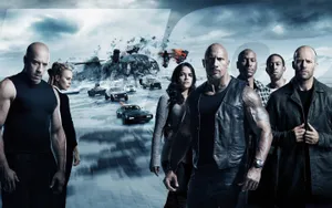 Fast And Furious 8 Full Cast Wallpaper