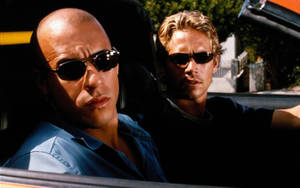 Fast And Furious Duo Wearing Shades Wallpaper