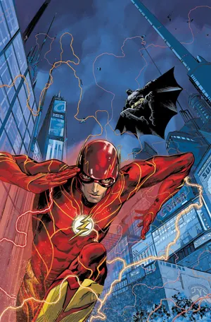 Fast Flash And Batman Comics Wallpaper