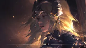 Fate Grand Order Jeanne D' Arc Art Wallpaper