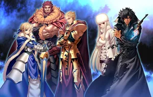 Fate Zero With Rider And Irisviel Wallpaper