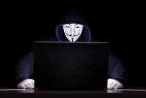 Fawkes Mask 64k Ultra Hd Hacker Guy Wallpaper