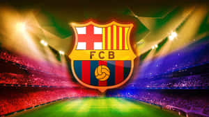 Fc Barcelona Supporters Show Their Team Pride Wallpaper
