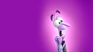 Fear Inside Out Purple Background Wallpaper
