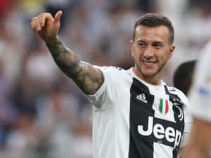 Federico Bernardeschi Juventus Jeep Jersey Wallpaper