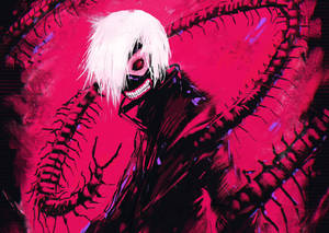 Feel The Darkness Of Tokyo Ghoul Aesthetics Wallpaper