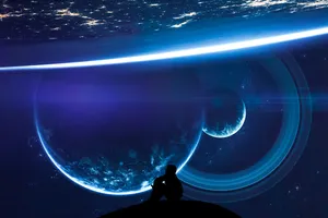 Feel The Energy Of Light When You Explore The Vast Cosmic Universe. Wallpaper