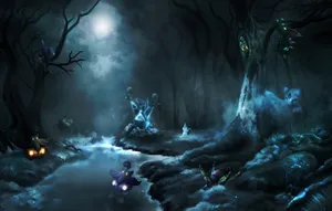 Feel The Halloween Spirit With Your Favorite Pokemon! Wallpaper