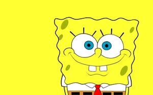 Feel The Joy Of Spongebob Smiling! Wallpaper