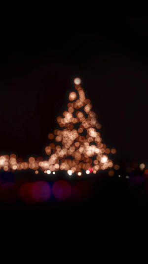 Feel The Magic Of Christmas With These Beautiful Lights Wallpaper