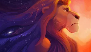 Feel The Magic Of The Circle Of Life With This Lion King Aesthetic Wallpaper