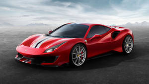 Feel The Power Behind The Wheel With A Ferrari Wallpaper