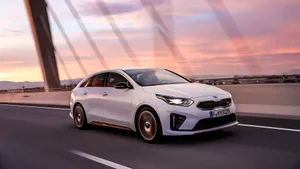 Feel The Power Of Kia's New Proceed Gt Wallpaper
