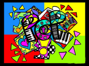 Feel The Rhythm And Start To Dance To The Beats Of Pop Music Wallpaper