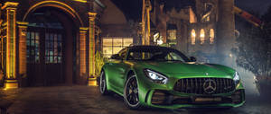 Feel The Thrilling Power Of A Mercedes Benz Amg. Wallpaper