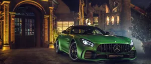 Feel The Thrilling Power Of A Mercedes Benz Amg. Wallpaper