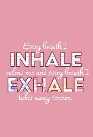 Feeling Overwhelmed? Take A Deep Breath And Some Time For Yourself! Wallpaper