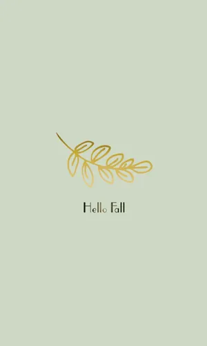 Feeling The Cozy Autumn Season With A Touch Of Minimalism. Wallpaper