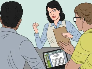 Female Teacher Talking To Students Vector Art Wallpaper