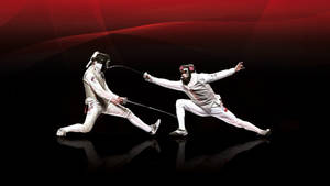 Fencing Match Photography Wallpaper