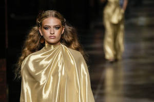 Fendi Gold Cloak Wallpaper